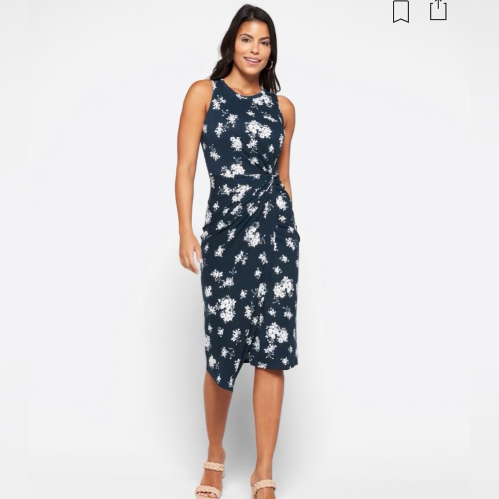Nine Britton Abigail Brushed Knit Midi Dress